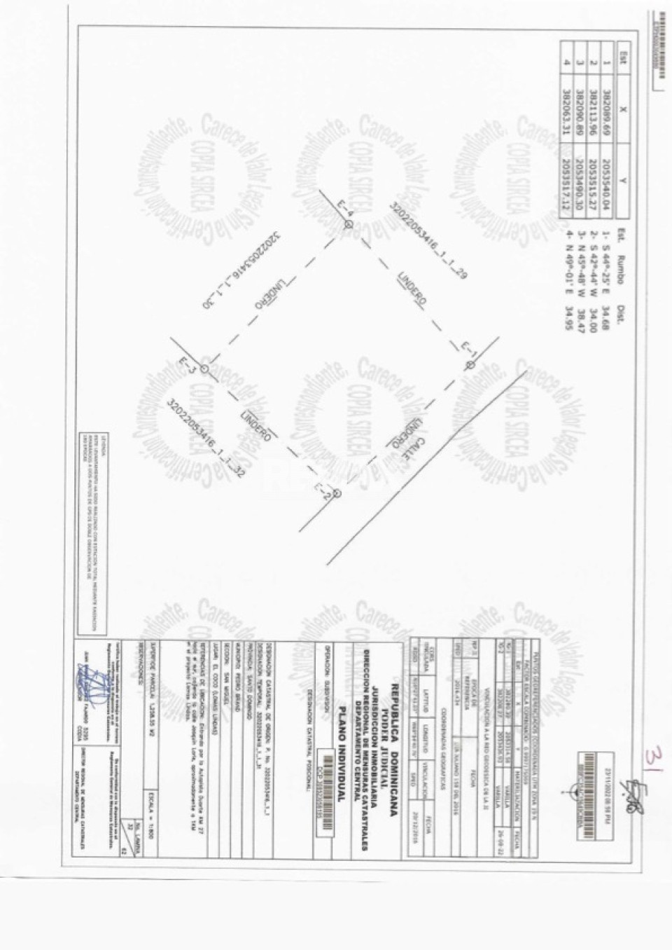 Terreno en SANTO DOMINGO DE GUZMÁN, LOMAS LINDAS