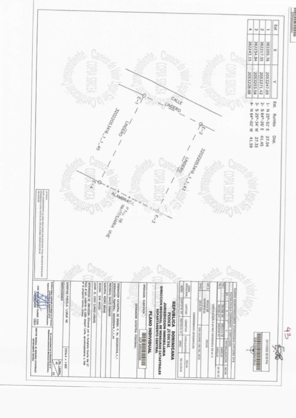 Terreno en SANTO DOMINGO DE GUZMÁN, LOMAS LINDAS
