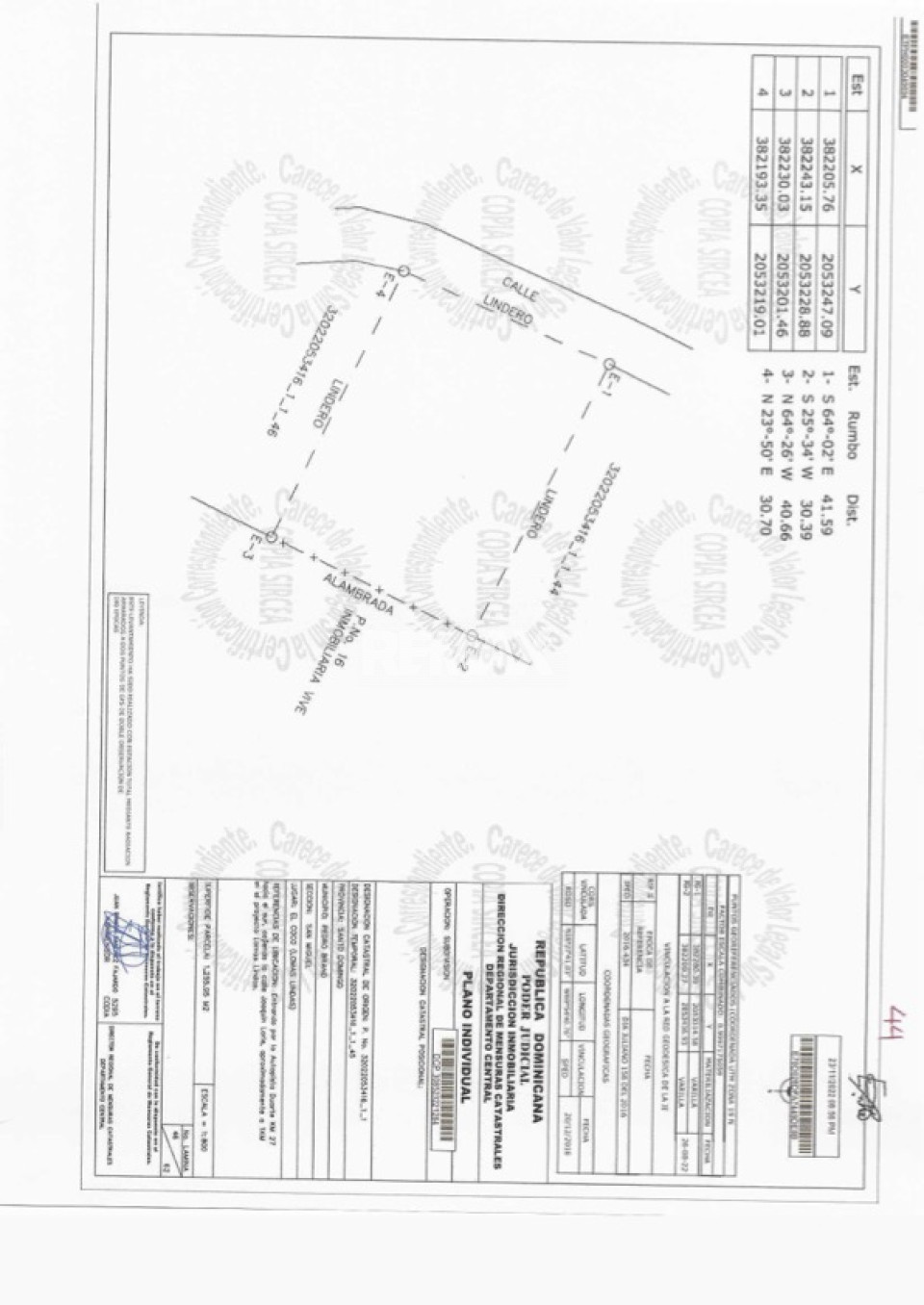Terreno en SANTO DOMINGO DE GUZMÁN, LOMAS LINDAS