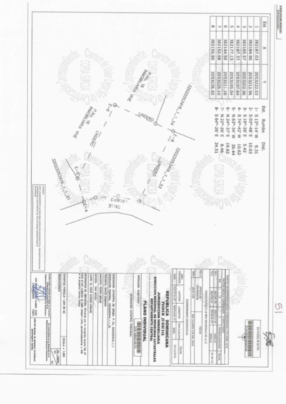 Terreno en SANTO DOMINGO DE GUZMÁN, LOMAS LINDAS