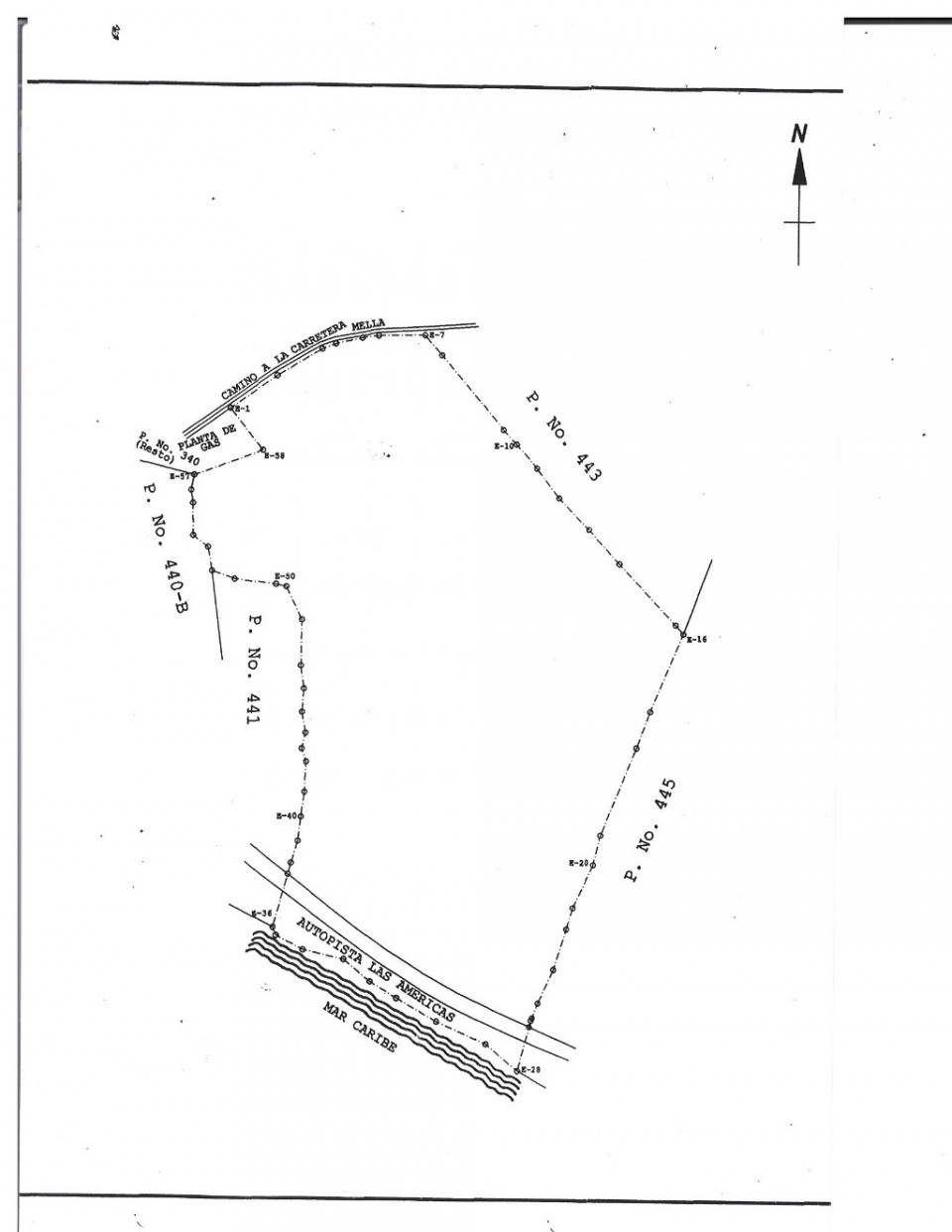 Terreno en LOS LLANOS, CRUCE DE BOCA CHICA