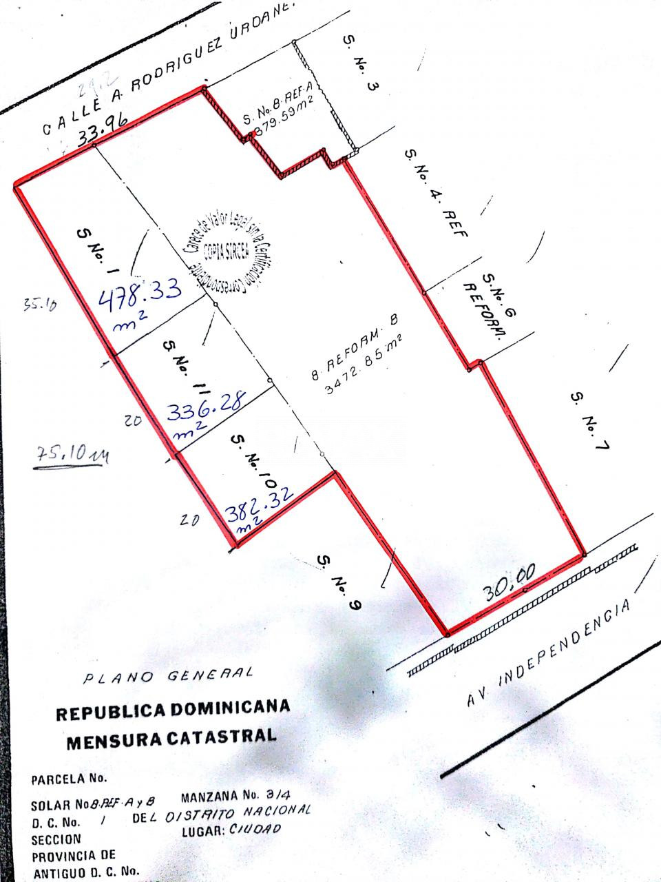 Land en SANTO DOMINGO DE GUZMÁN, GAZCUE