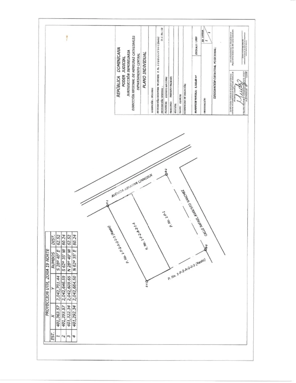 Terreno en SANTO DOMINGO DE GUZMÁN, PIANTINI