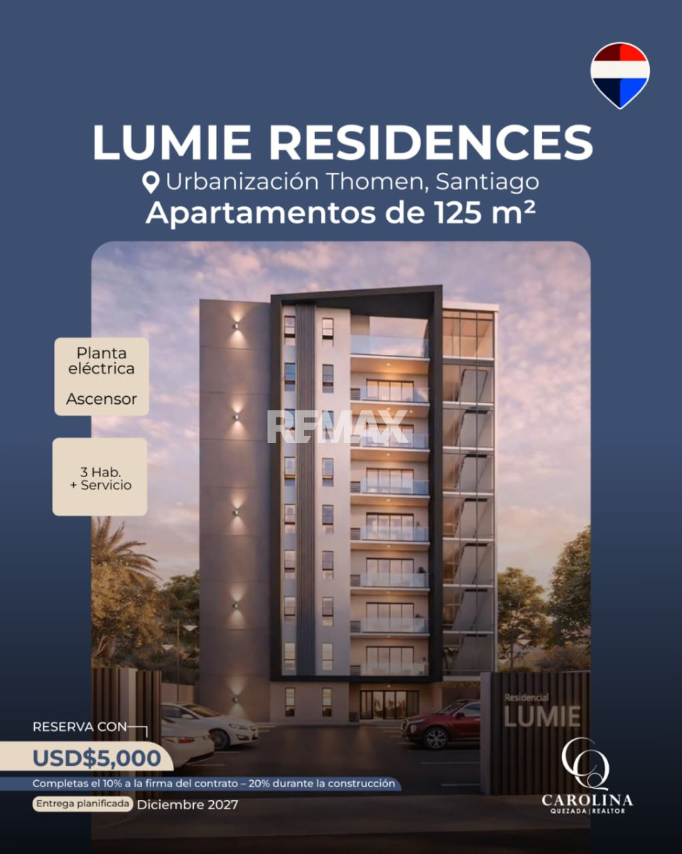 Proyecto de Apartamento en SANTIAGO, Urbanización Thomen