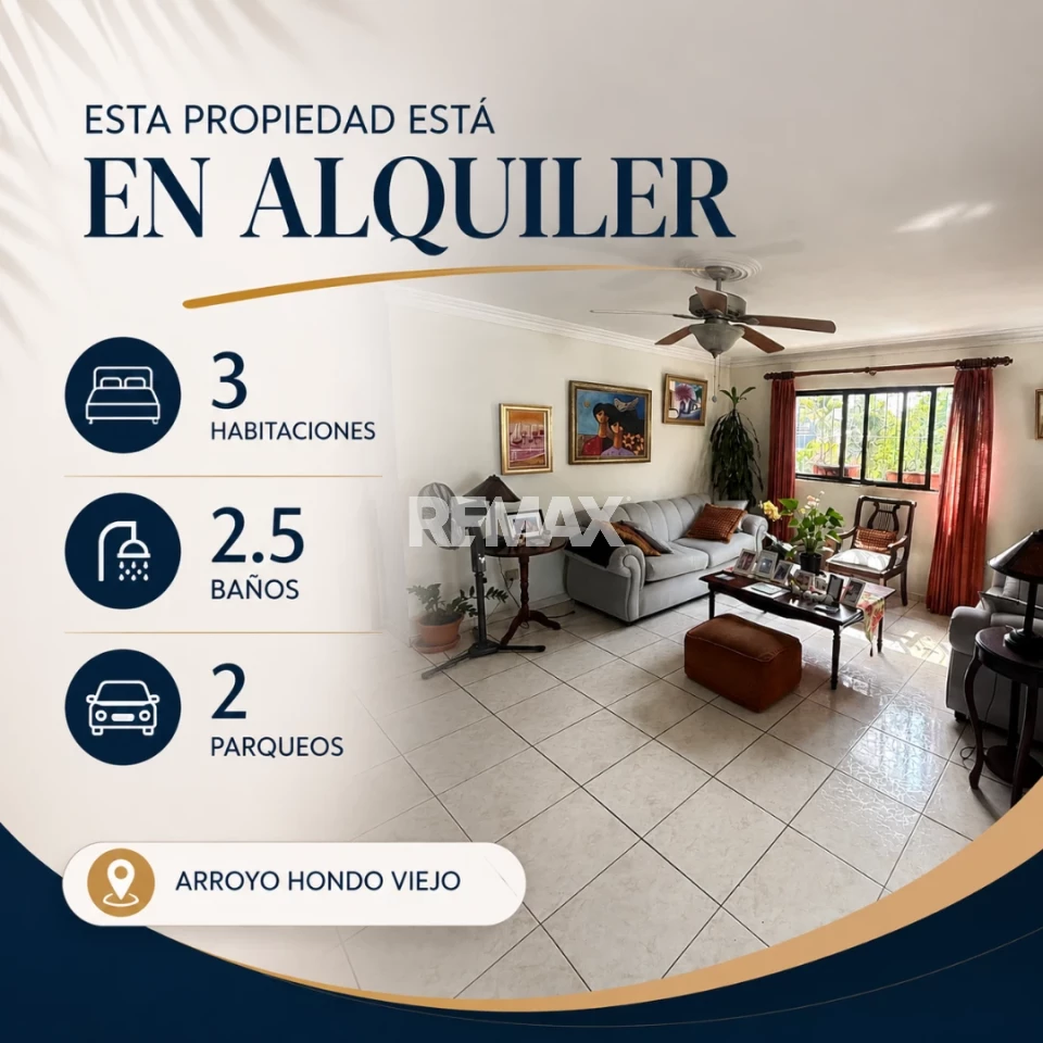 Apartamento en SANTO DOMINGO DE GUZMÁN, Viejo Arroyo Hondo